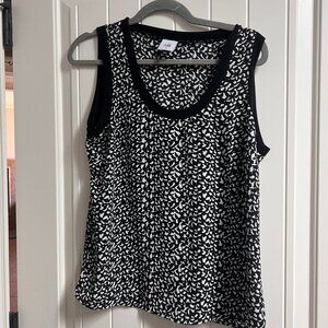 CABI skirt and top set Not worn ever. Impulse buy! Skirt is reversible.